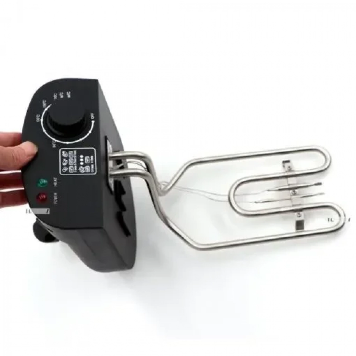 Ηλεκτρική φριτέζα για το σπίτι με αποσπώμενο μπολ 3L 2000W Helmut Silver (HM-5219)