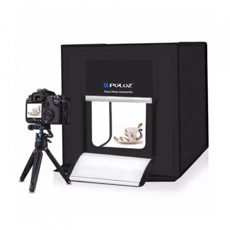 Puluz Photo Box PU5060EU Φωτιζόμενο με Πολλαπλά Backround 36W 60x60x60cm