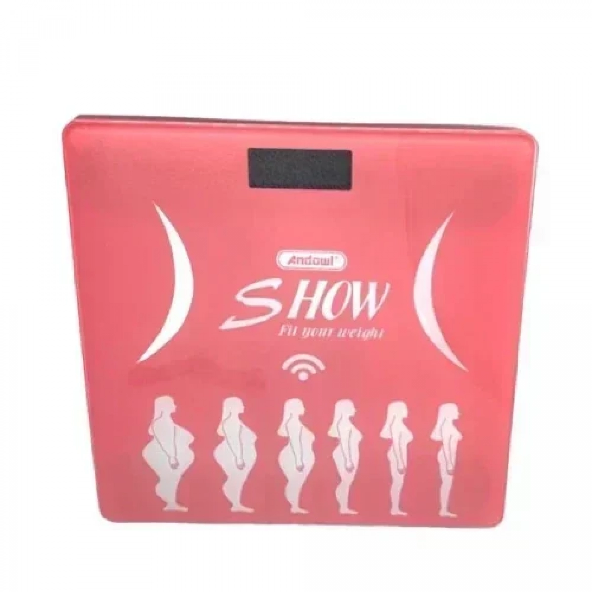 Smart ζυγαριά με λιπομετρητή και Bluetooth Andowl Q-S068 Ροζ