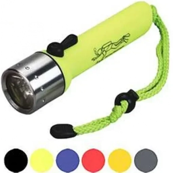 Καταδυτικός Φακός με LED Q3 – Κίτρινο