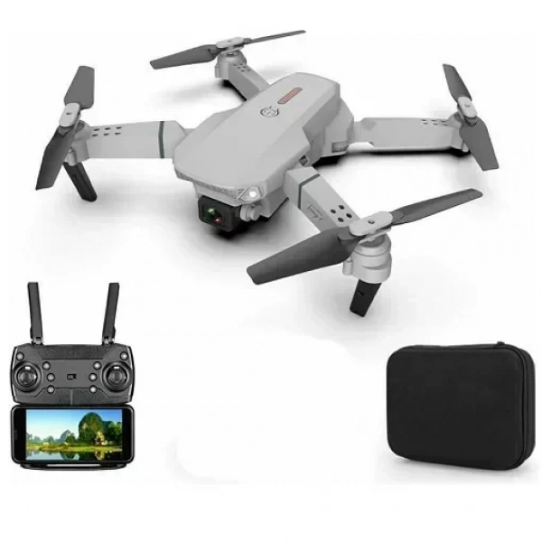 Allcaca E88 Drone με Κάμερα 4K & Χειριστήριο Γκρι