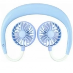Ανεμιστήρας Λαιμού για το Πρόσωπο Wireless Rechargeable Face Fans - Γαλάζιο