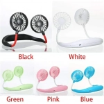 Ανεμιστήρας Λαιμού για το Πρόσωπο Wireless Rechargeable Face Fans - Γαλάζιο
