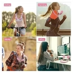 Ανεμιστήρας Λαιμού για το Πρόσωπο Wireless Rechargeable Face Fans - Γαλάζιο