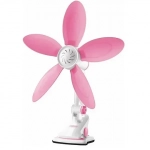 Μίνι ανεμιστήρας με κλιπ 7W 33cm Hoomei HM-8125P Ροζ