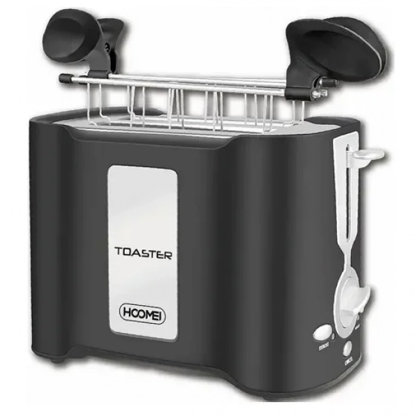 Φρυγανιέρα 2 Θέσεων 850W Hoomei HM-5960 Μαύρη