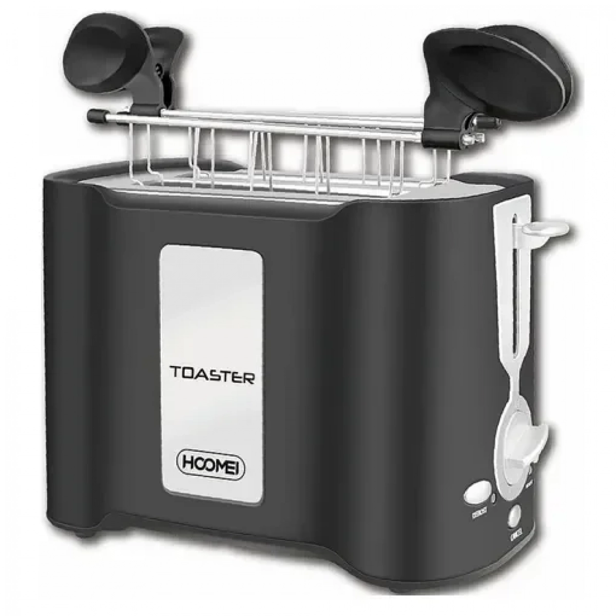 Φρυγανιέρα 2 Θέσεων 850W Hoomei HM-5960 Μαύρη - Image 2