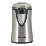 Ηλεκτρικός Μύλος Καφέ 150W με Χωρητικότητα 50gr Hoomei HM-5725 Ασημί