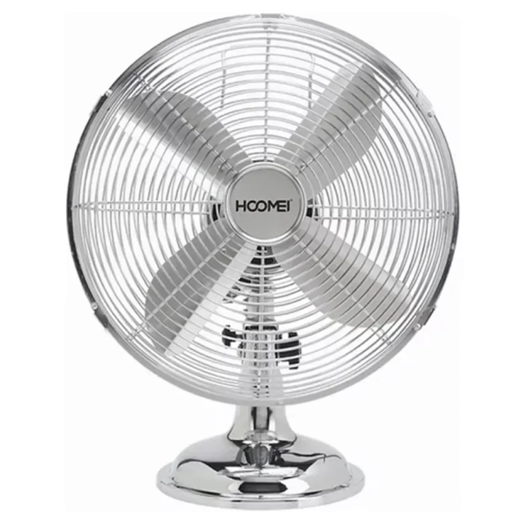 Ανεμιστήρας Δαπέδου 50W Διαμέτρου 40cm Hoomei HM-8270 Ασημί