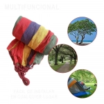 Αιώρα Για Τον Κήπο Και Το Camping Με Πολύχρωμο Σχέδιο, 200×80 Cm – Aria Trade - Photo5