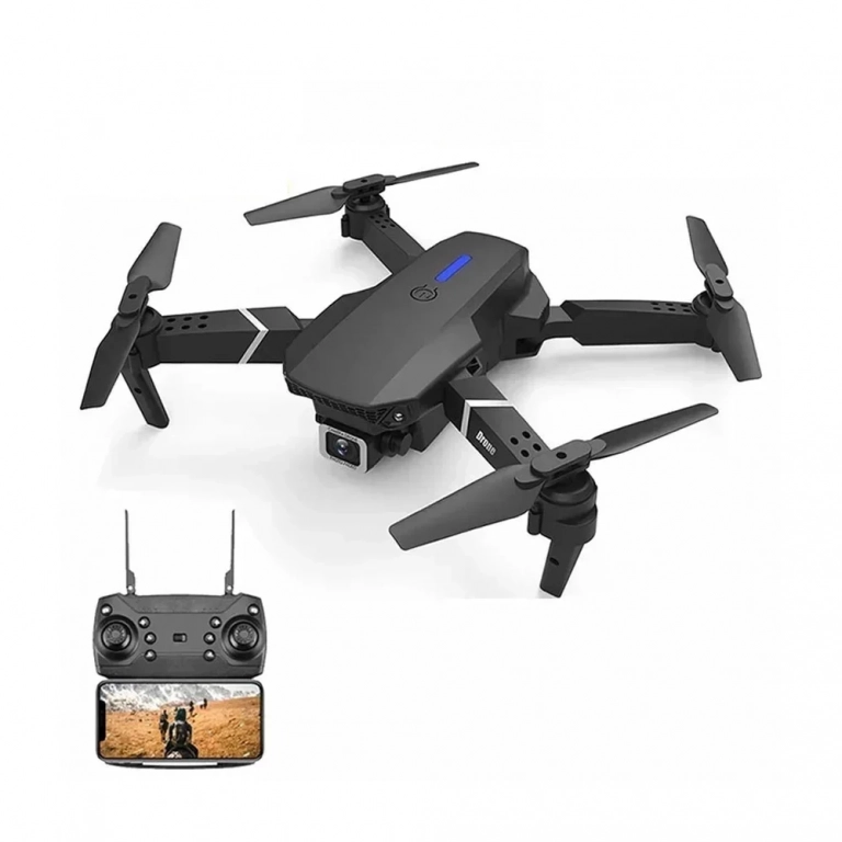 Duqi E88 pro drone με ευρεία γωνία Hd 4k 1080p διπλό ύψος κάμερας κρατήστε Wifi Rc πτυσσόμενο quadcopter