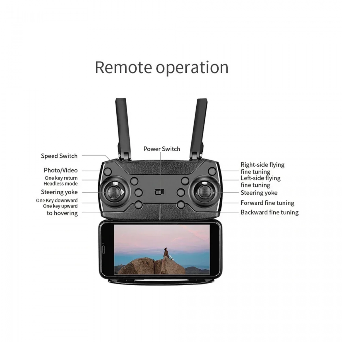 Duqi E88 pro drone με ευρεία γωνία Hd 4k 1080p διπλό ύψος κάμερας κρατήστε Wifi Rc πτυσσόμενο quadcopter