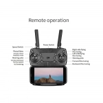 Duqi E88 pro drone με ευρεία γωνία Hd 4k 1080p διπλό ύψος κάμερας κρατήστε Wifi Rc πτυσσόμενο quadcopter
