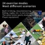 E15 Smartwatch Report IP68 Waterproof Heart Rate Monitor - Μαύρο Ανθρακί