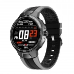 E15 Smartwatch Report IP68 Waterproof Heart Rate Monitor - Μαύρο Ανθρακί