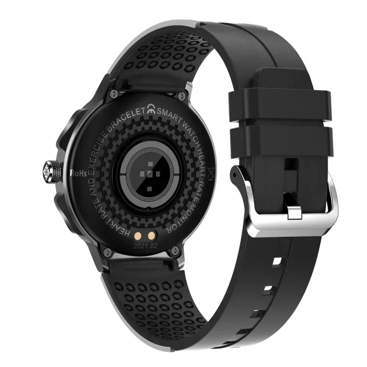E15 Smartwatch Report IP68 Waterproof Heart Rate Monitor - Μαύρο Ανθρακί