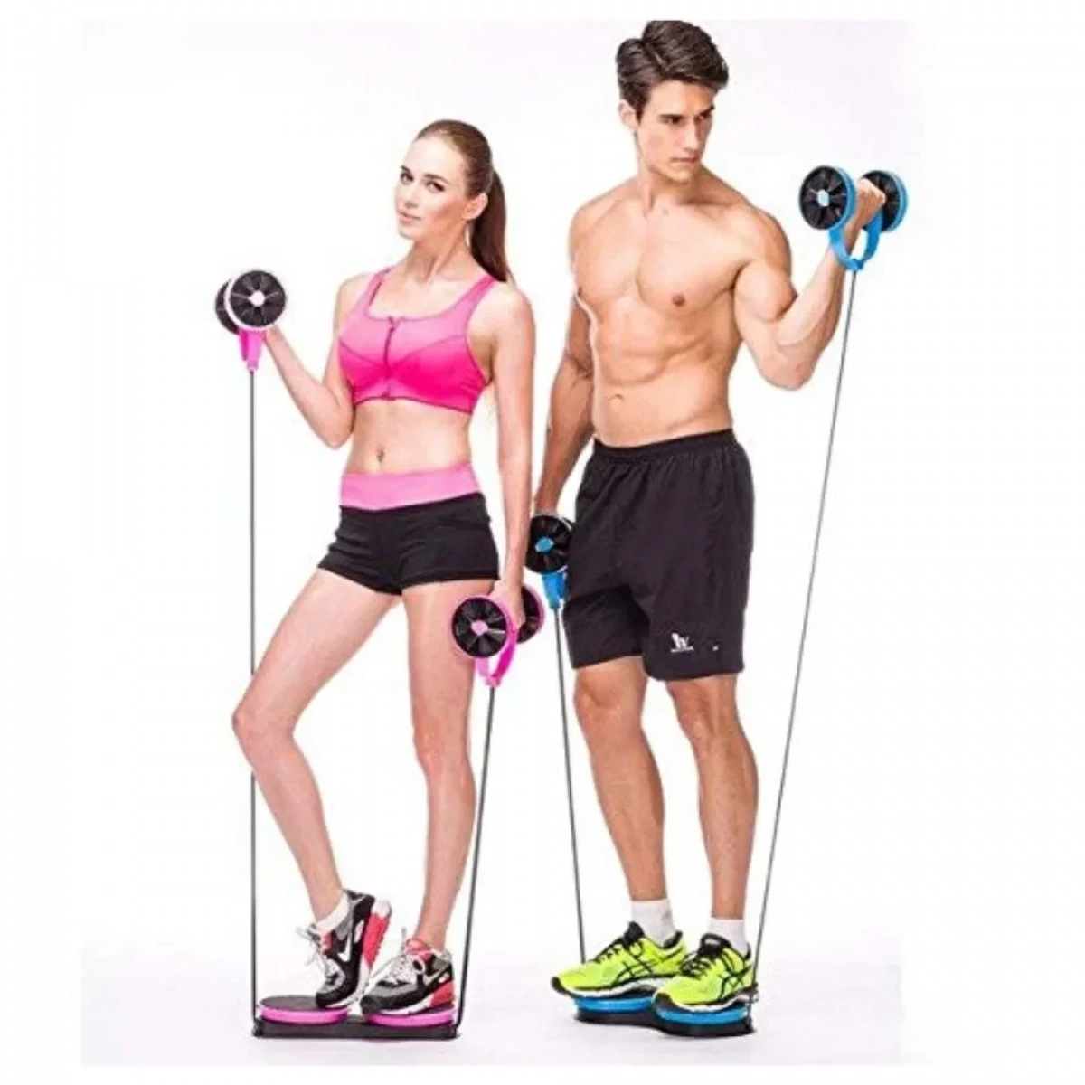 Multifunction Abdominal Wheel SL-186 Ρόδα Κοιλιακών Ροζ - Photo4