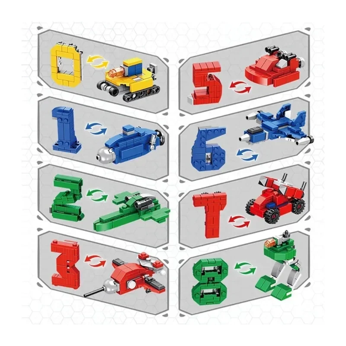 PANLOS BRICK Digital Robot ΨΗΦΙΑΚΟ ΡΟΜΠΟΤ ΠΟΥ ΣΥΝΔΙΑΖΕΙ 12 ΣΕ 1 ΔΟΜΙΚΑ ΣΤΟΙΧΕΙΑ