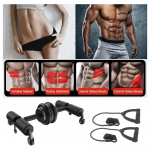 Ρόδα Εκγύμνασης Σώματος Multifunctional Abdominal Wheel Blue - Photo11