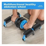 Ρόδα Εκγύμνασης Σώματος Multifunctional Abdominal Wheel Blue - Photo8
