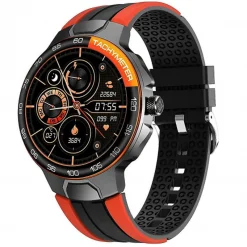Smartwatch Report E15 IP68 Waterproof Heart Rate Monitor – Μαύρο/Πορτοκαλί