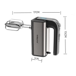 Sokany CX-6651 Μίξερ Χειρός 800W Μαύρο