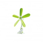 Hoomei Mini Desktop Clip Fan Ανεμιστήρας HM-8125G Πράσινο