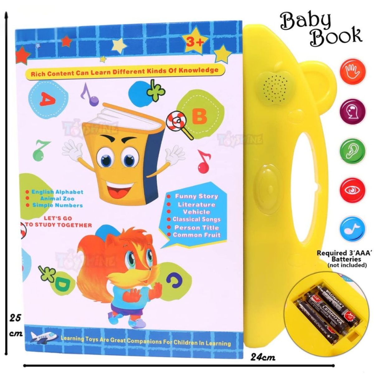 Talking English - Learning Book με Μουσική και Ήχους για 36+ Μηνών