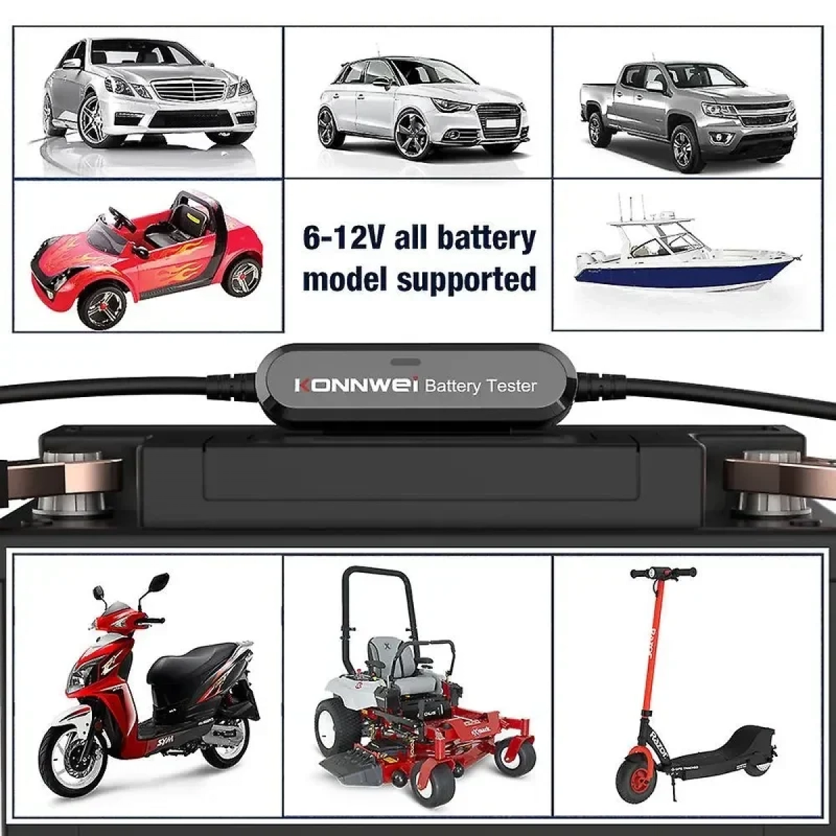 Tester μπαταριών Bluetooth Konnwei BK100