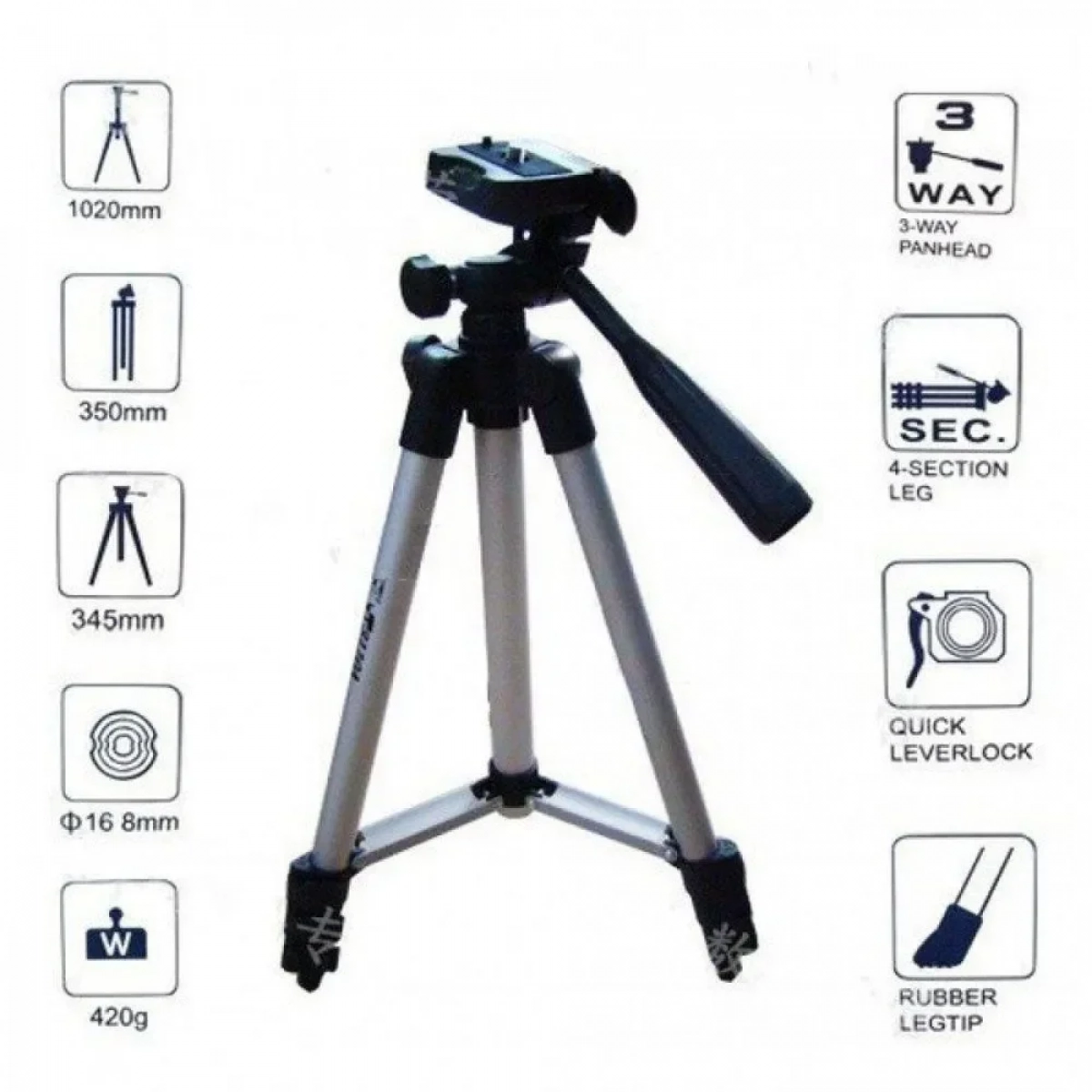 ΤΡΙΠΟΔΟ ΦΩΤΟΓΡΑΦΙΚΗΣ ΜΗΧΑΝΗΣ ΠΤΥΣΣΟΜΕΝΟ TRIPOD 3110