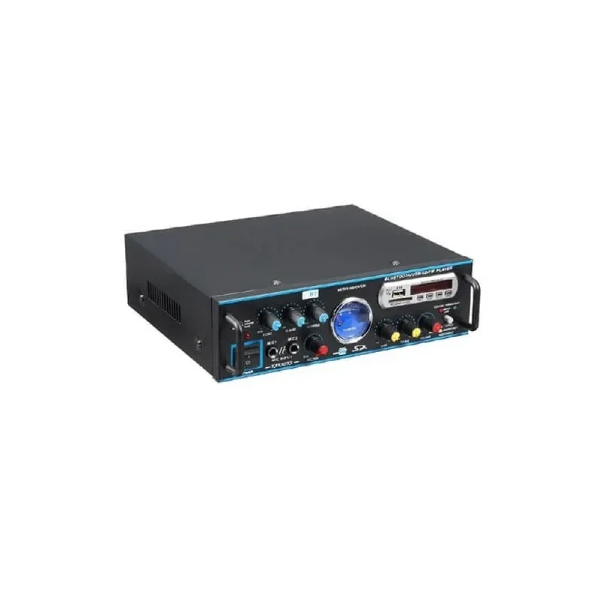 Andowl Q-T111 Ενισχυτής με λειτουργία Karaoke σε Μαύρο Χρώμα