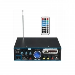 Andowl Q-T111 Ενισχυτής με λειτουργία Karaoke σε Μαύρο Χρώμα