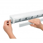 Κρεμάστρα Τοίχου Multifunctional Clothes Hanger Πλαστική Λευκή
