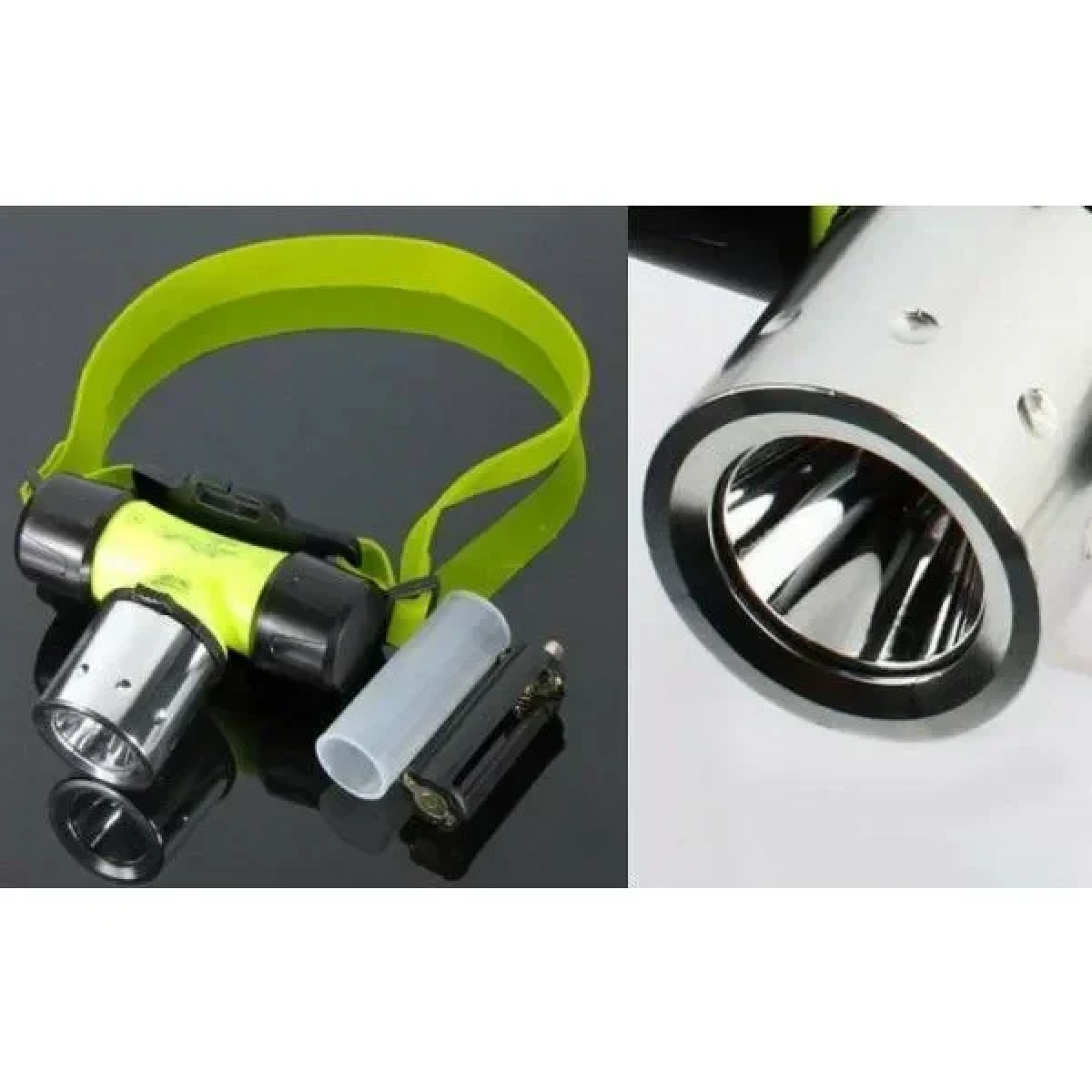 Αδιάβροχος Υποβρύχιος Φακός Κεφαλής - 800 Lumens Καταδυτικός CREE LED T6 OEM