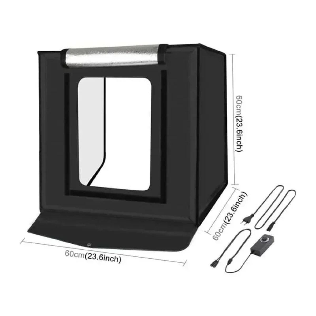 Puluz Photo Box PU5060EU Φωτιζόμενο με Πολλαπλά Backround 36W 60x60x60cm