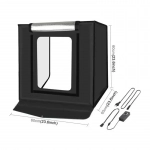 Puluz Photo Box PU5060EU Φωτιζόμενο με Πολλαπλά Backround 36W 60x60x60cm