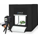 Puluz PU5080EU Photo Box LED 80x80x80cm – Φωτιζόμενο Studio Φωτογράφισης με Πολλαπλά Backdrops