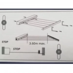 Κρεμάστρα Τοίχου Multifunctional Clothes Hanger Πλαστική Λευκή