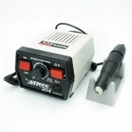 Saeshin Strong 204 Τροχός Νυχιών Ρεύματος 35000rpm με Πεντάλ σε Γκρι Χρώμα 65W