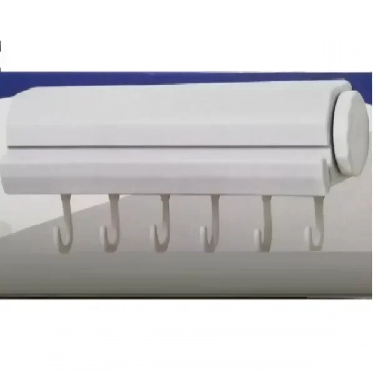 Κρεμάστρα Τοίχου Multifunctional Clothes Hanger Πλαστική Λευκή