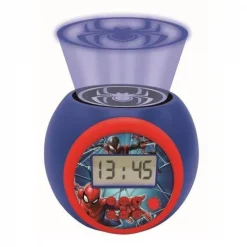 Παιδικό Ρολόι Ξυπνητήρι με Projector Lexibook Spiderman - RL977SP
