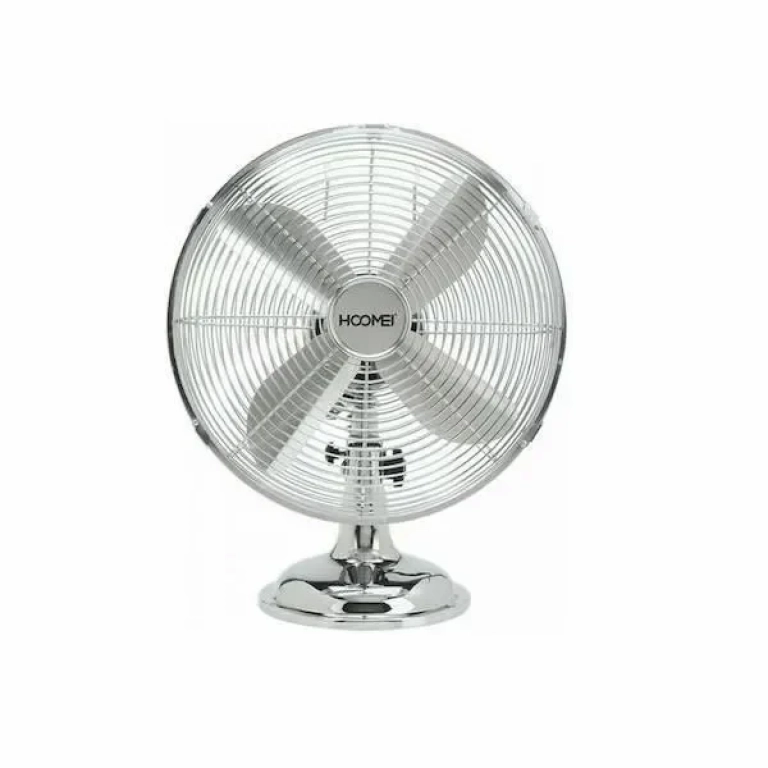 Ανεμιστήρας Δαπέδου 35W Διαμέτρου 30cm Hoomei HM-8260 Ασημί