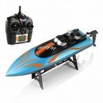 Σκάφος HELIFAR RC, σκάφος τηλεχειρισμού υψηλής ταχύτητας 2,4 GHz για ενήλικες, ραδιοελεγχόμενο σκάφος αναστροφής 180°, παιδικά αγωνιστικά σκάφη 20 mph, συναγερμός χαμηλής τάσης Μπλε