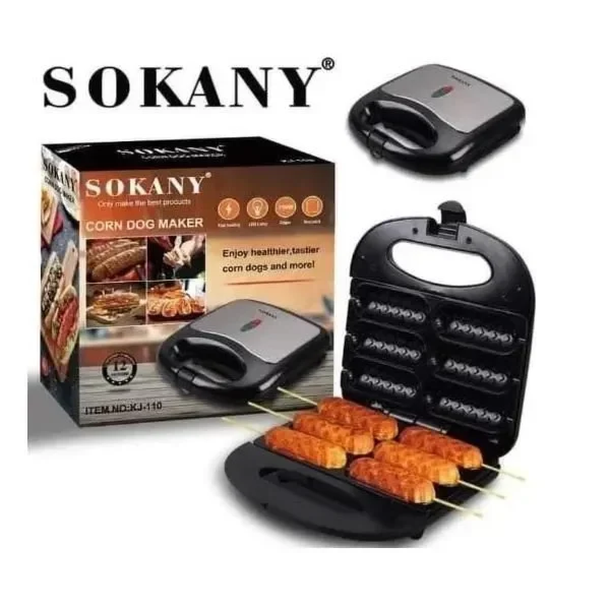 Ψηστιέρα Λουκάνικων χοτ ντογκ - Corn Dog Maker Sokany SK- 110