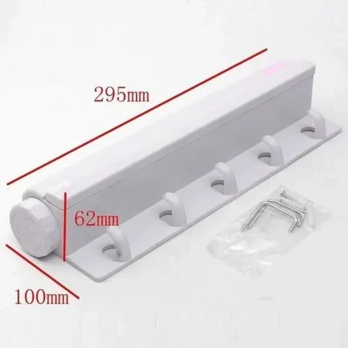 Κρεμάστρα Τοίχου Multifunctional Clothes Hanger Πλαστική Λευκή