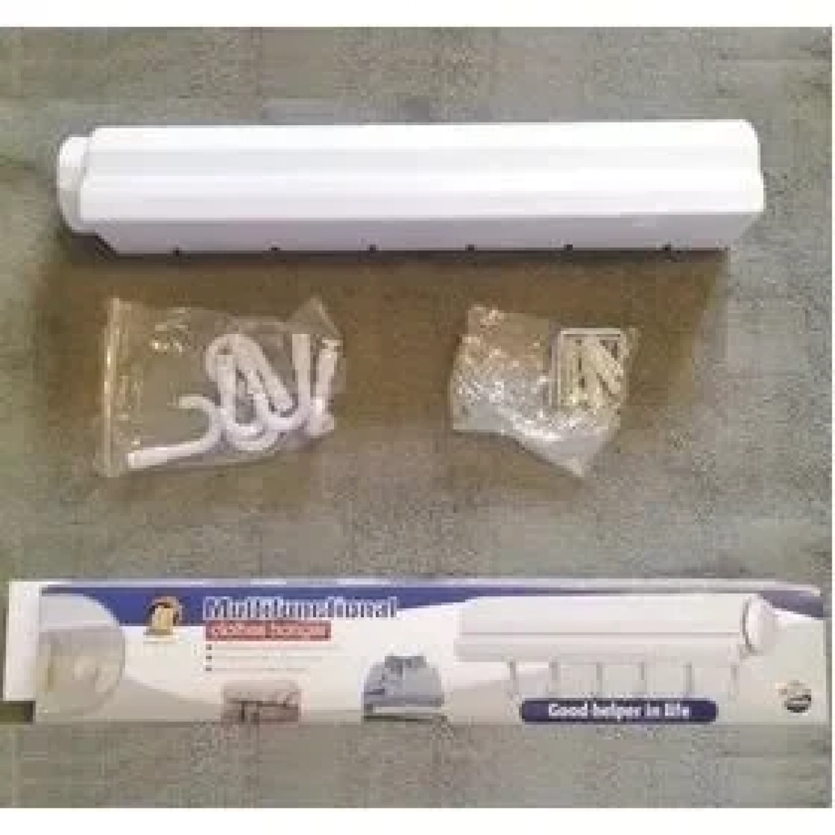 Κρεμάστρα Τοίχου Multifunctional Clothes Hanger Πλαστική Λευκή