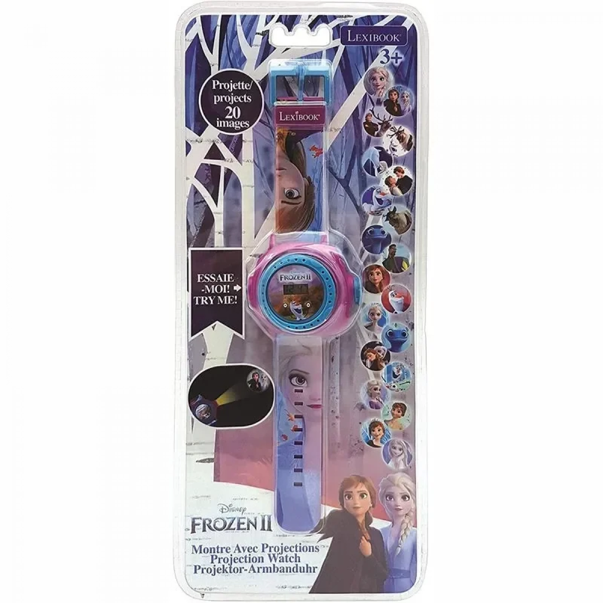 LEXIBOOK ΨΗΦΙΑΚΟ ΡΟΛΟΙ FROZEN ΜΕ ΠΡΟΤΖΕΚΤΟΡΑ