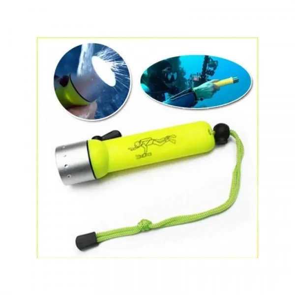 Αδιάβροχος Φακός κατάδυσης 50M Cree Q3 LED 3 Watt