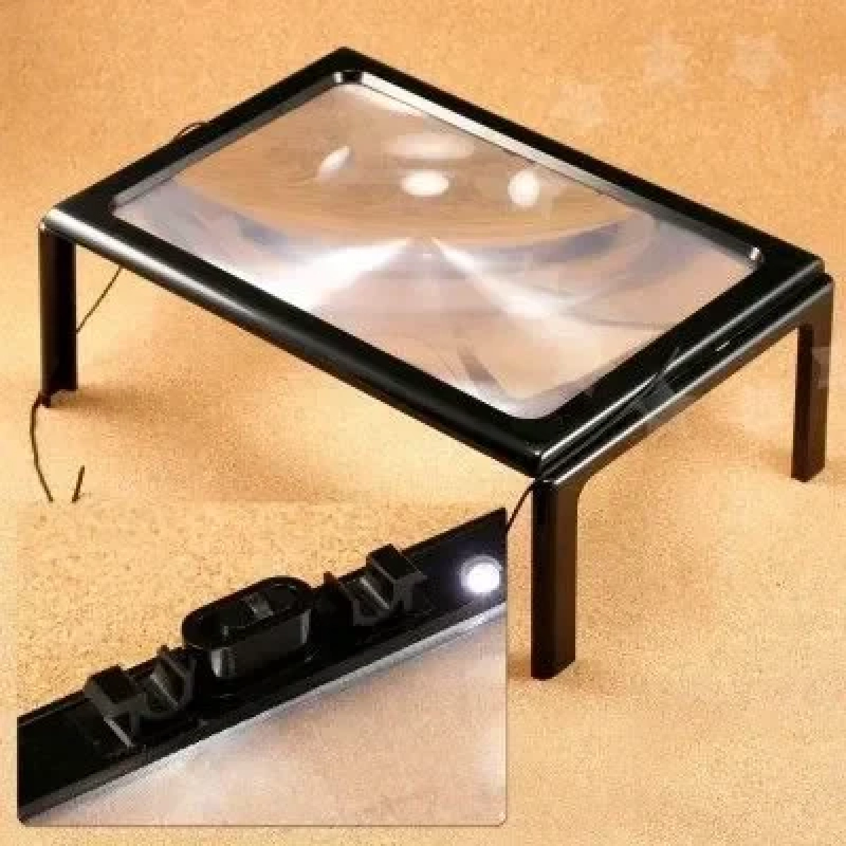 Hands Free Μεγεθυντικός Φακός Γίγας με Φωτισμό LED
