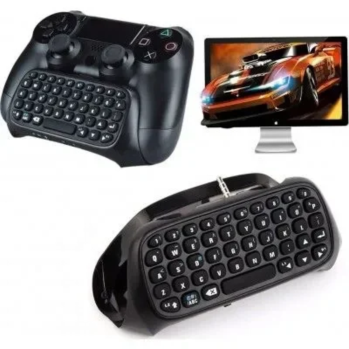 Ασύρματο Πληκτρολόγιο Bluetooth για PlayStation 4 - DOBE Wireless Keyboard Controller for PS4